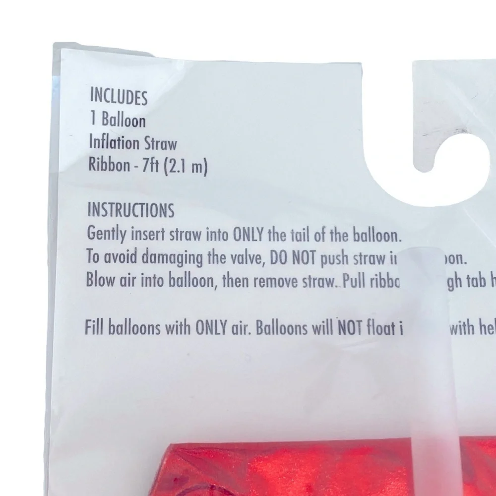 Target Red Script Balloon “Party” Celebration Party Graduation Decorations